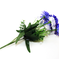 искусственные цветы букет гербер цвета синий 12