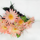 искусственные цветы ромашки с папоротником цвета светло-розовый 9
